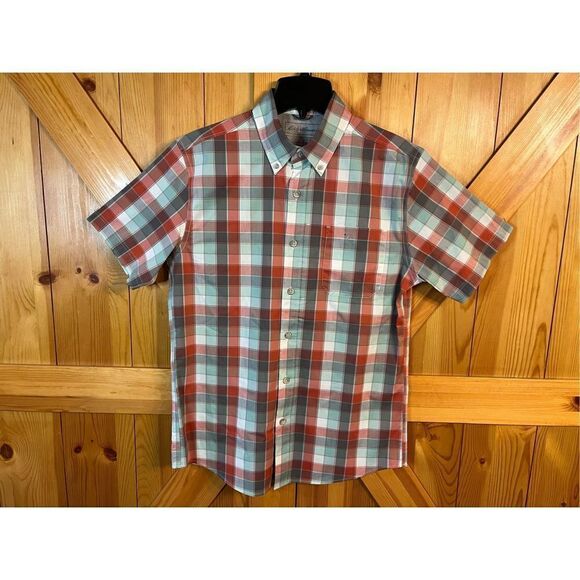 Eddie Bauer Voyager flex, short sleeve button-down shirt size small nwt (3072)￼ - Picture 1 of 5